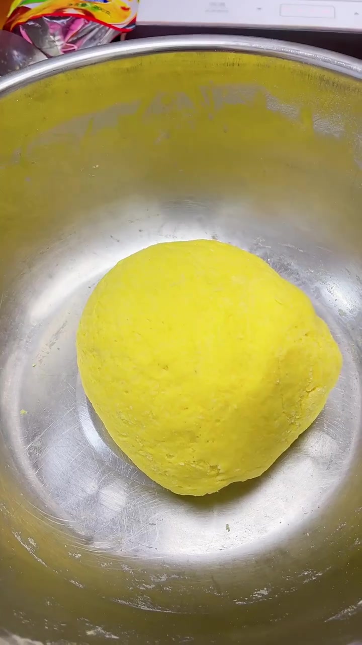 玉米面菜团子做法素馅超好吃圆溜溜出锅啦