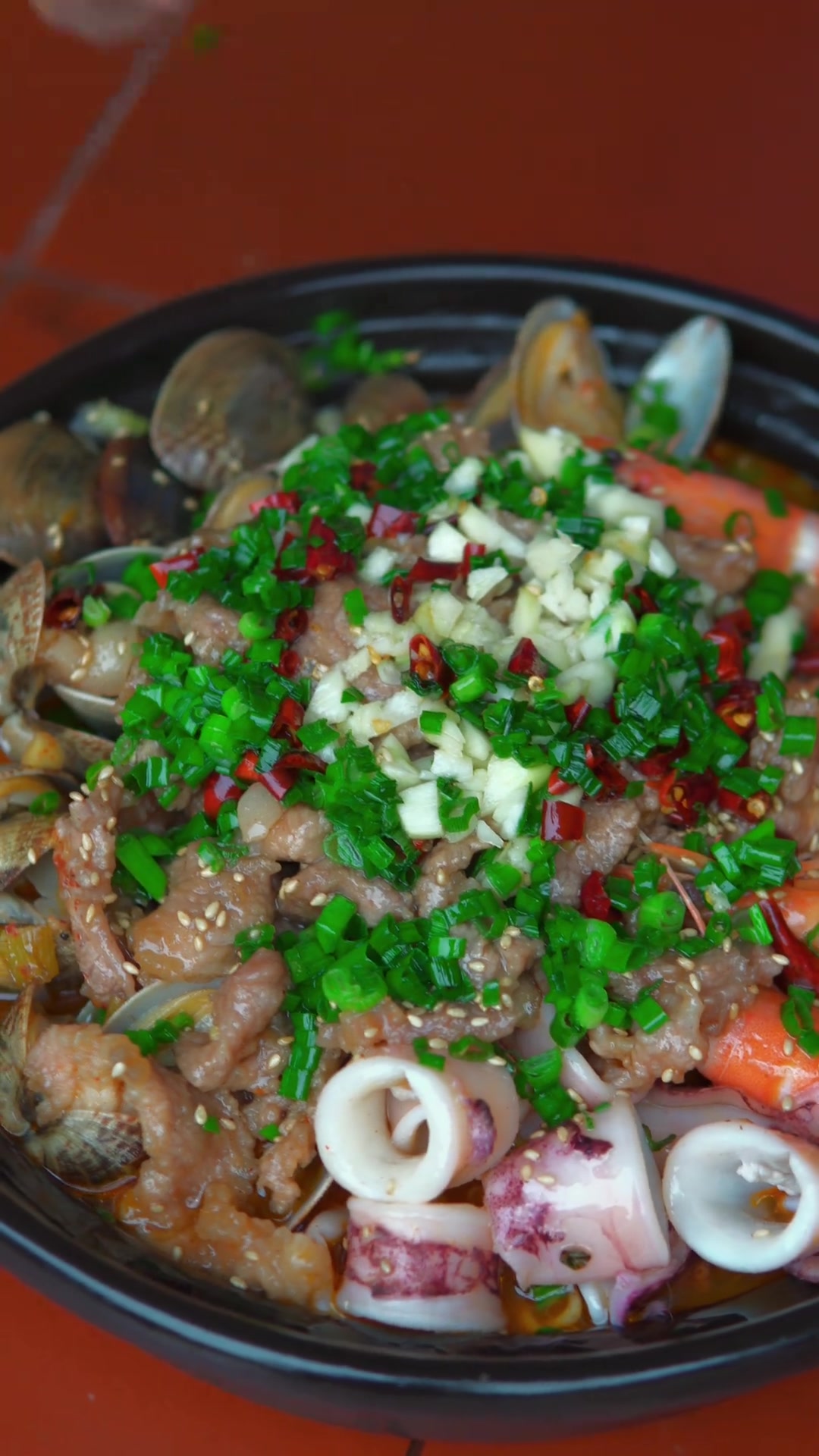 水煮三鲜,鲜香做法超诱人