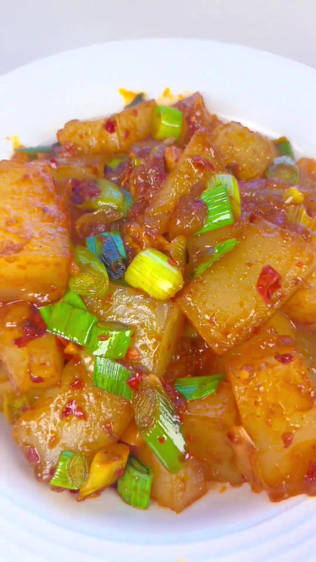 分享陕西特色美食炒凉粉的做法