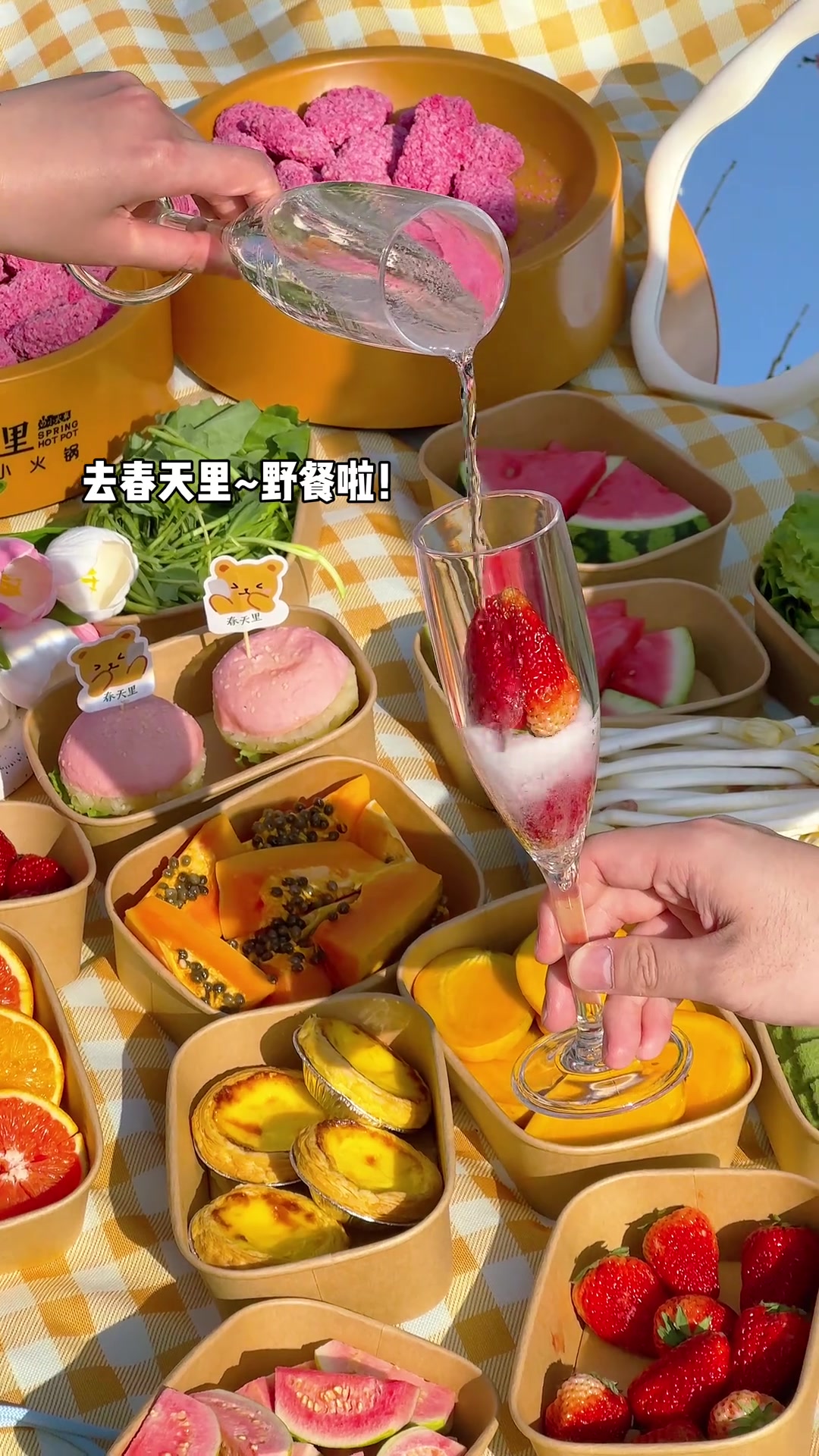 春日限定!春天里的樱花炸鸡这样拍也太好看啦