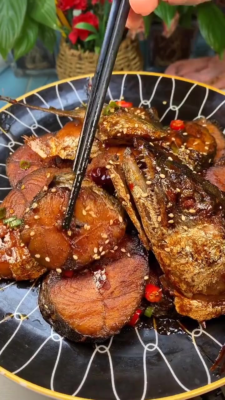 超简单家常干烧鲅鱼教程学会赶紧做起来!