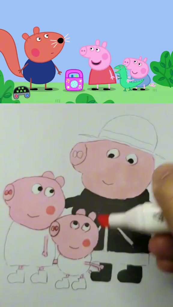 小猪佩奇,可爱动画角色与故事