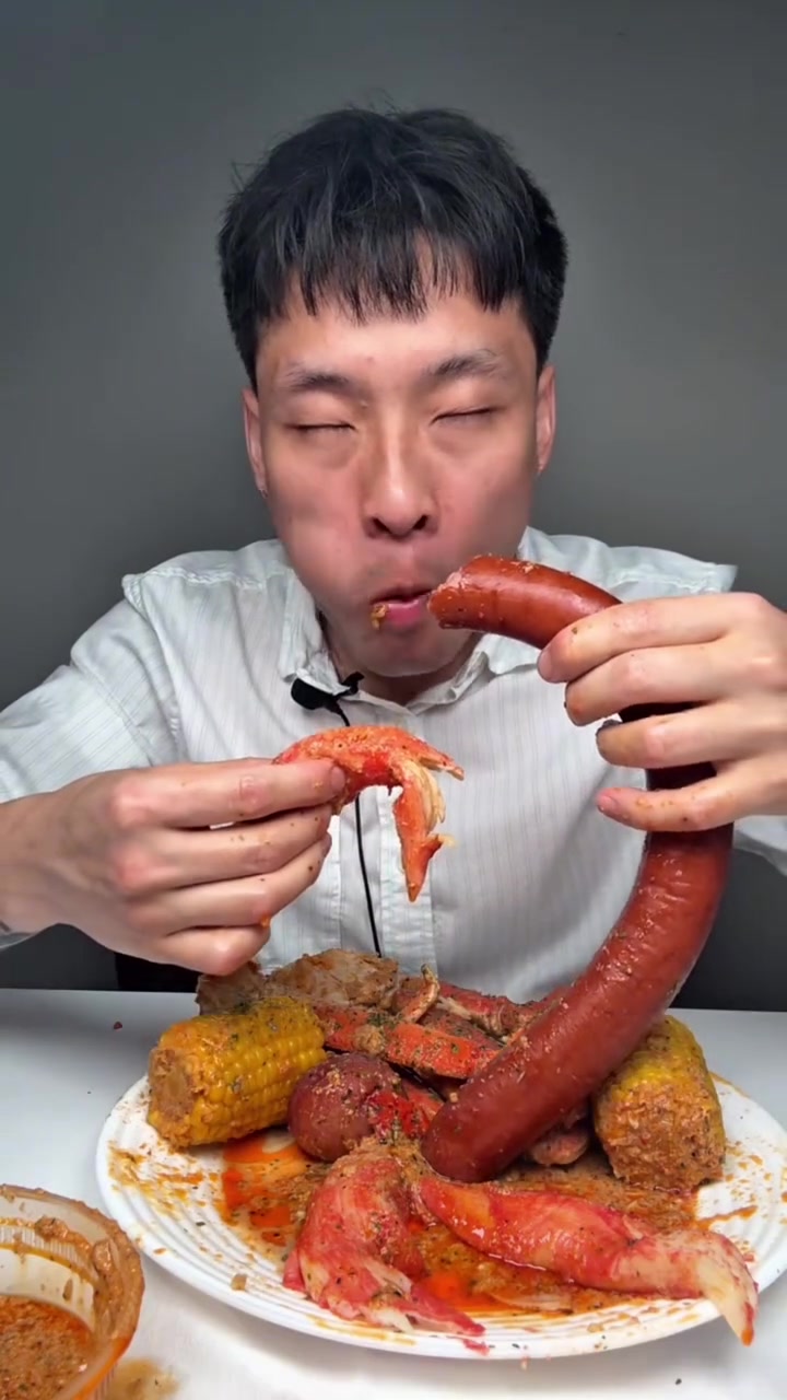 网红仿蟹肉超多龙虾蟹肉今天的米饭