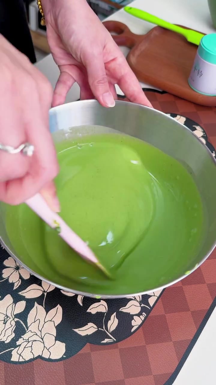 平底锅搞定抹茶千层蛋糕超简单教程快来学