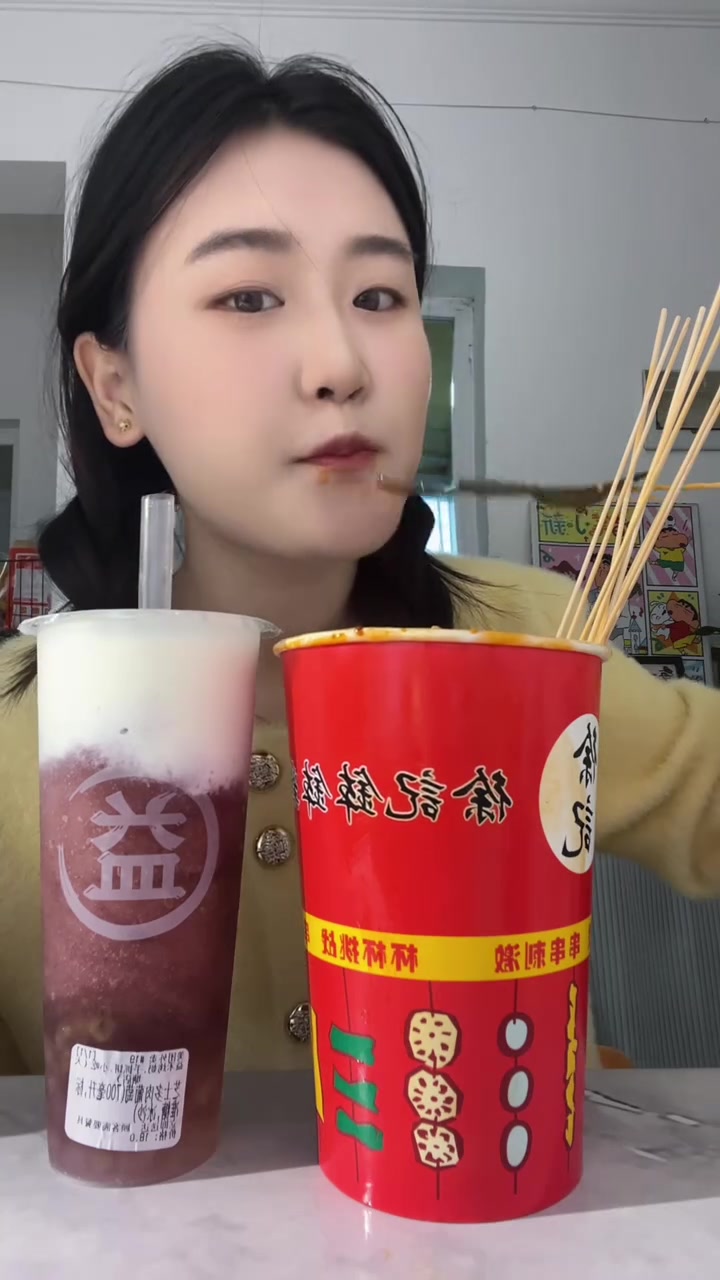 外卖波波鸡和芝士多肉葡萄,超好喝超实惠!