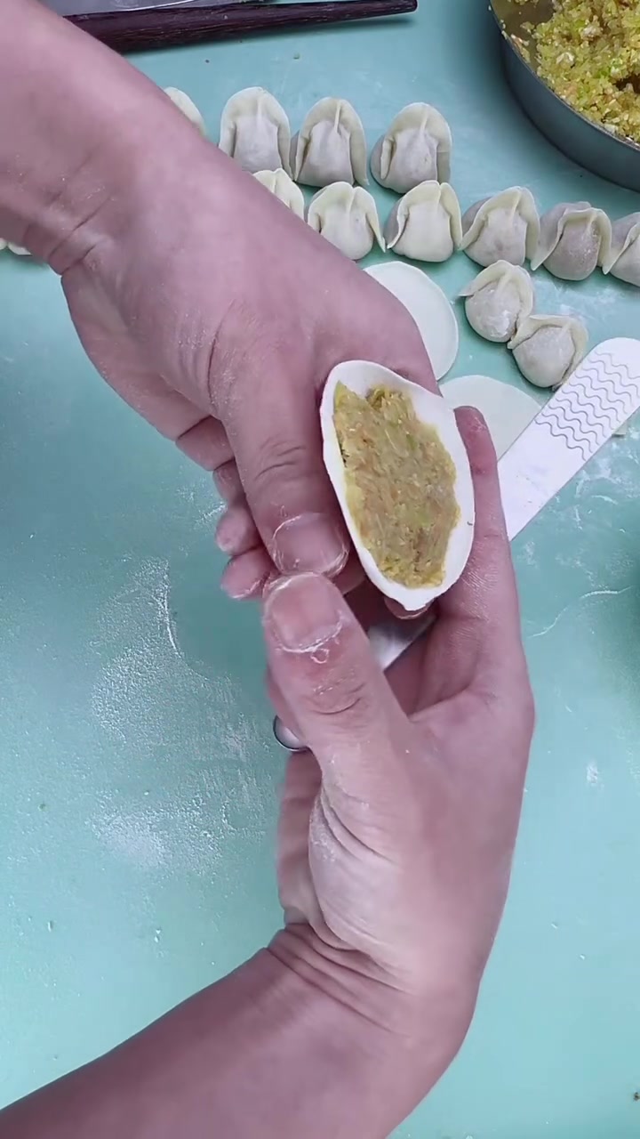 教你元宝饺子详细包法看完就会
