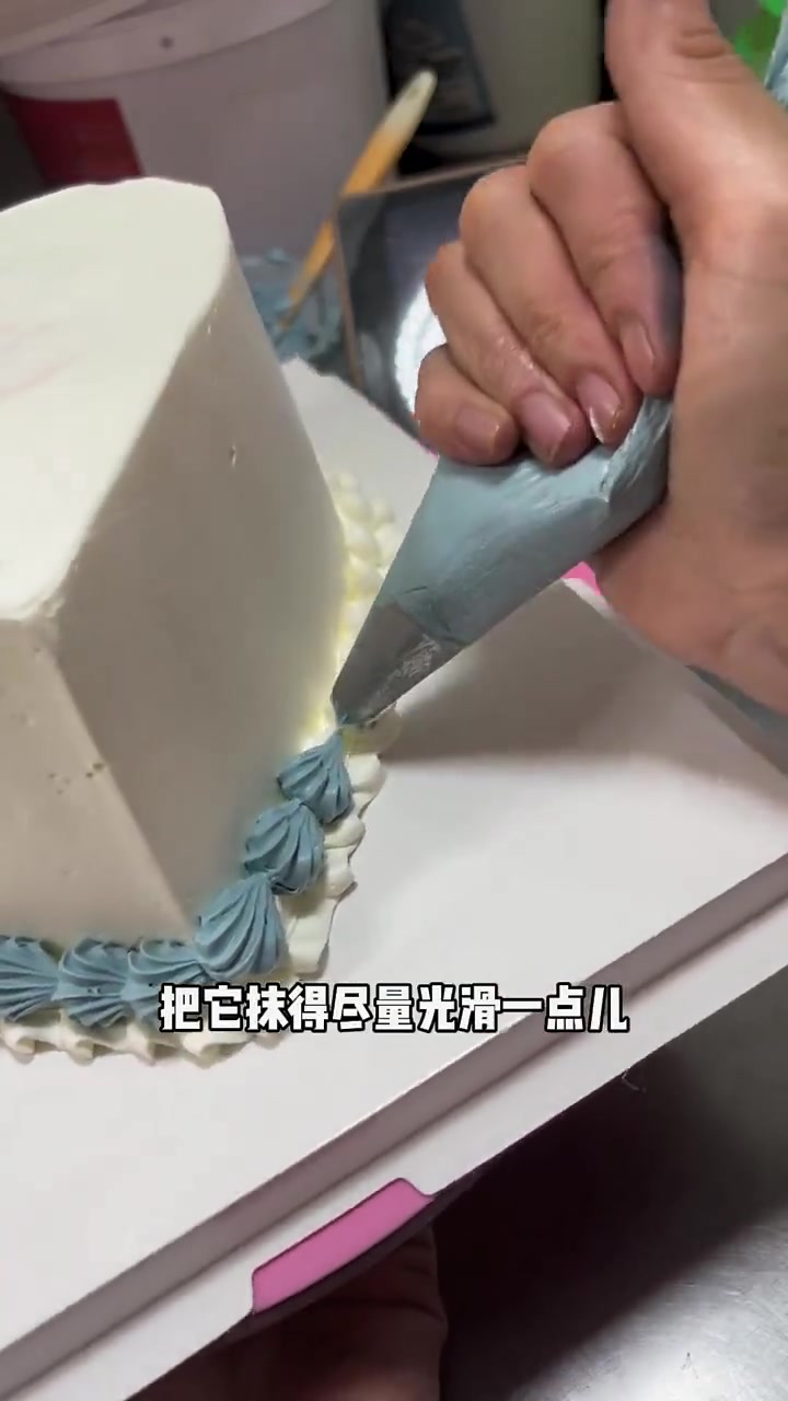 六寸新型复古蛋糕制作，超费功夫还超好看！