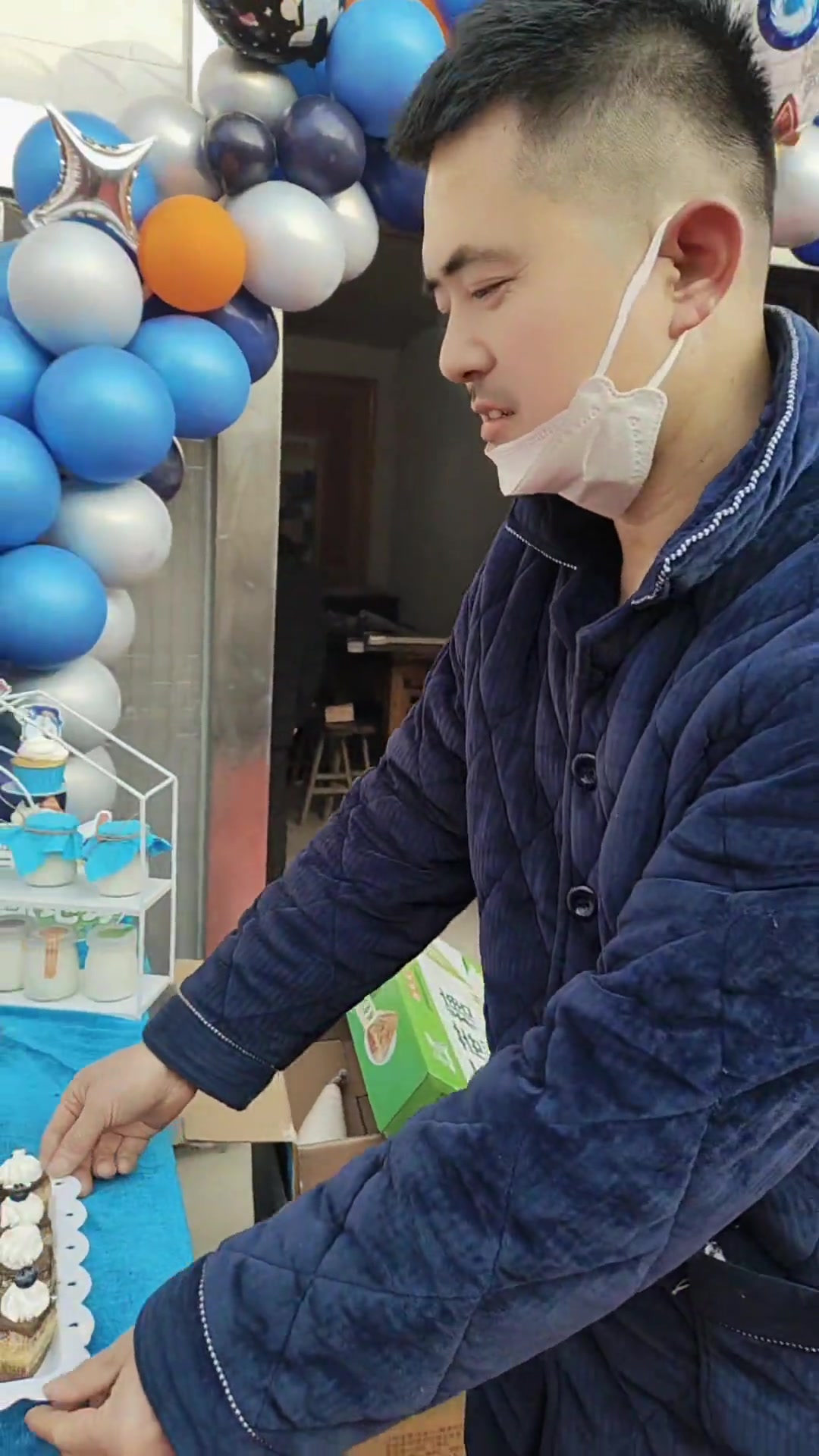 十岁生日蛋糕,甜品台