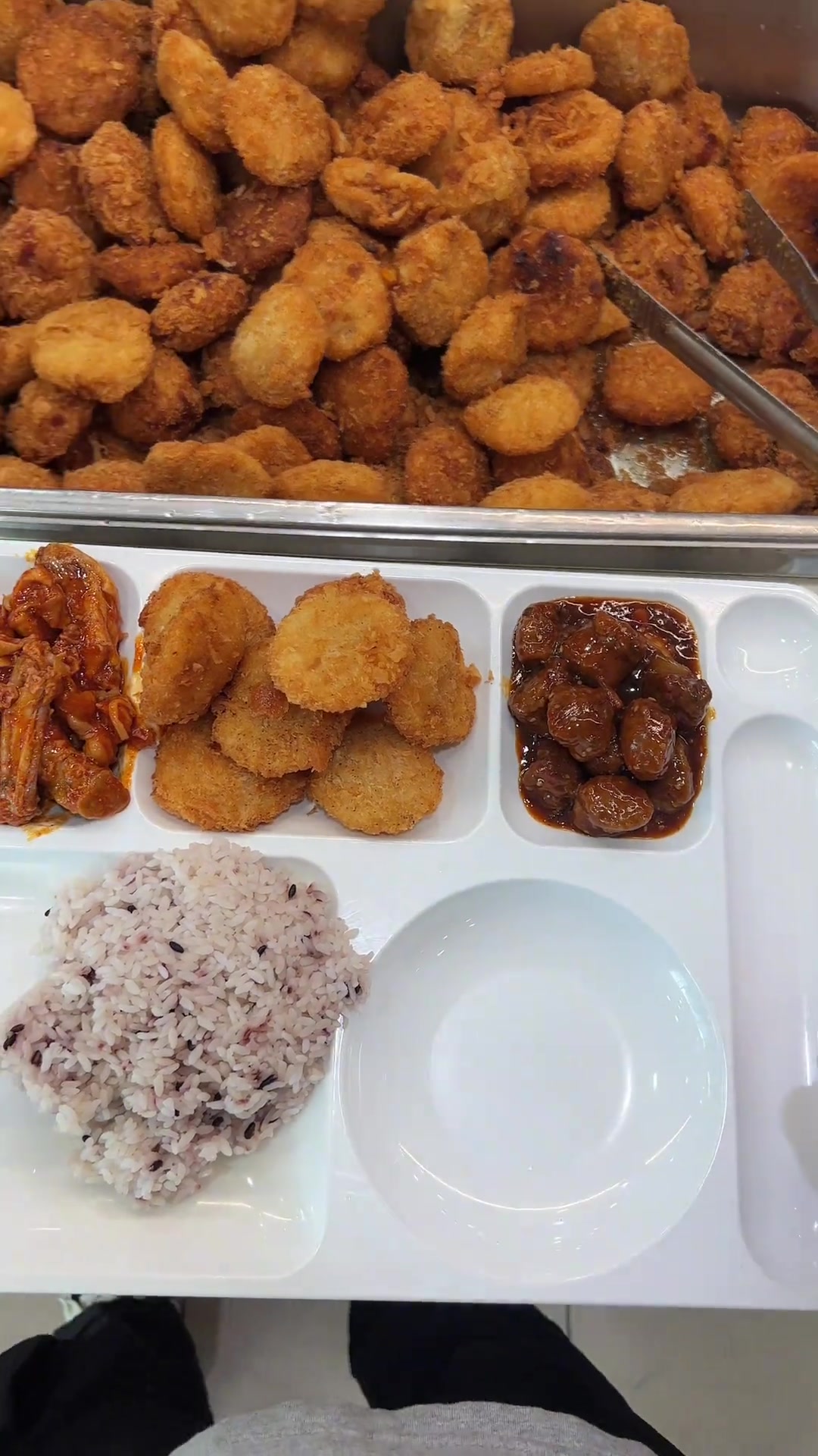 韩国大学食堂自助午餐，6500元套餐内容展示