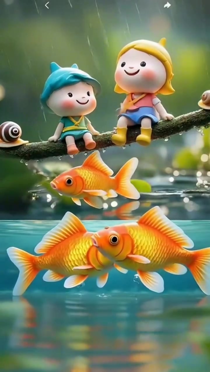 鱼儿水中游