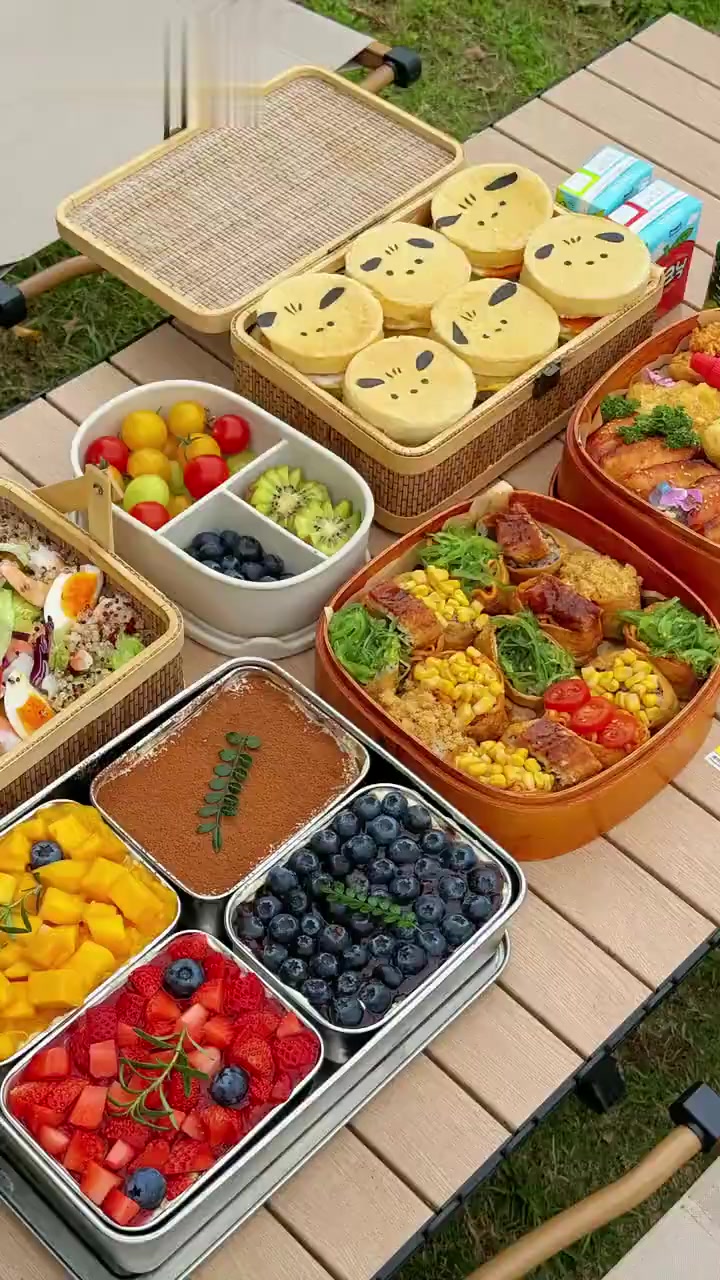 春日野餐/颜值与美味并存的食谱,阳光、草地、美食,野餐季氛围感直接拉满!