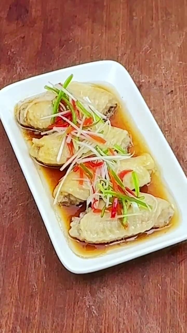 月子餐(清蒸鸡翅中)简约烹饪,原汁原味的嫩滑鲜香
