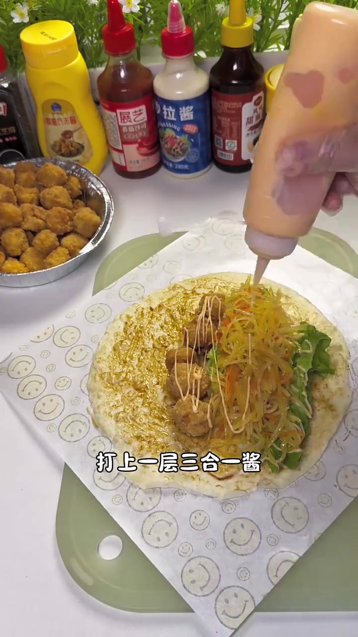 摆摊热卖的鸡肉卷详细做法