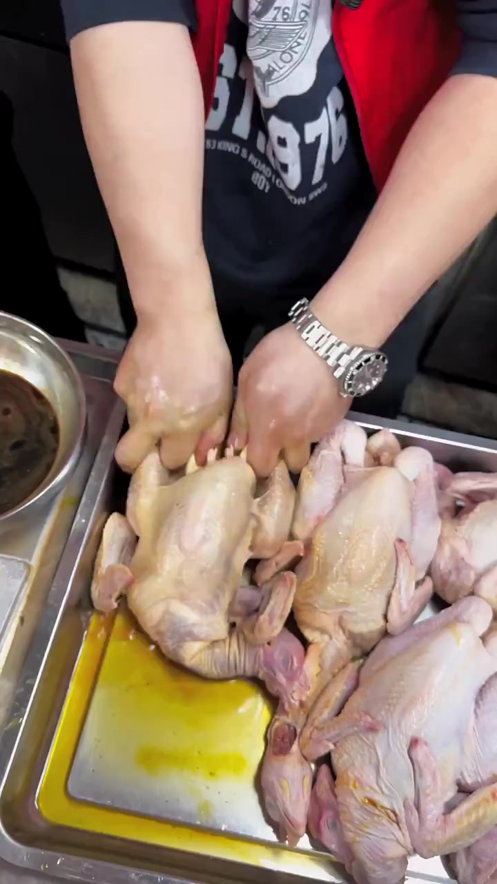 烧烤锁了吊炉大公鸡教程