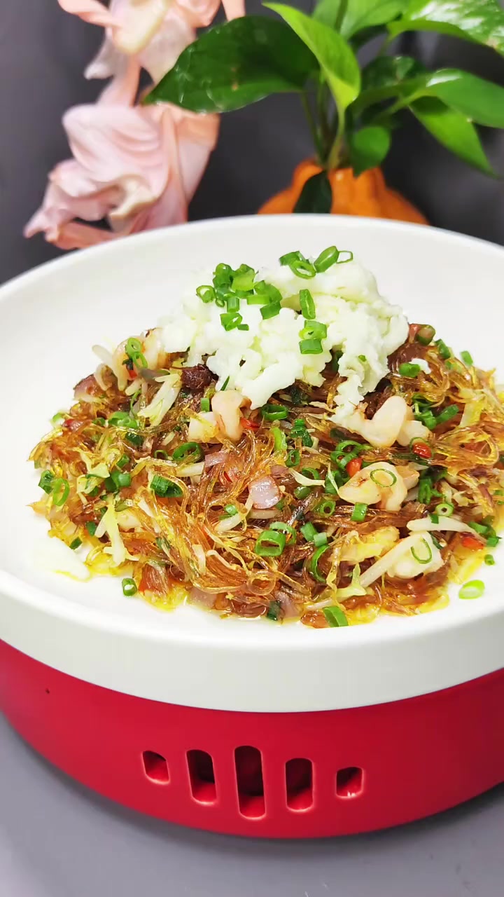 XO酱干捞鱼翅煲教程，干香入味超鲜美