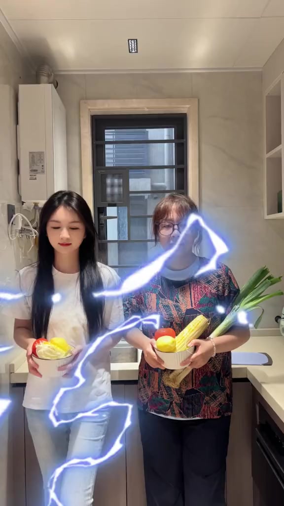 我切菜对比我妈切菜，果然姜还是老的辣！
