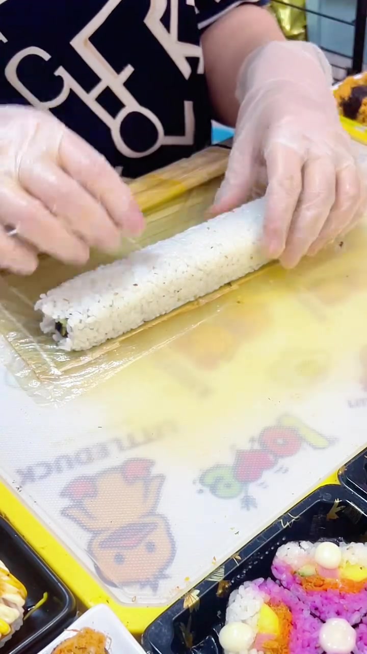 海藻寿司制作，学起来