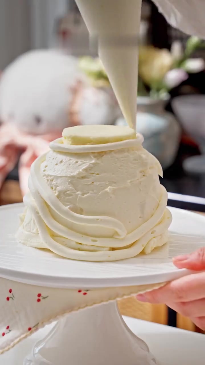 给好朋友做的生日小蛋糕,可爱到爆!