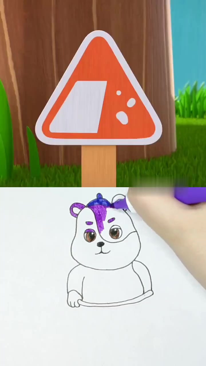 萌鸡小队与小仓鼠的火车游戏