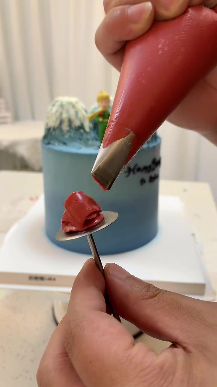 超仙小王子景观蛋糕制作教程快来瞧