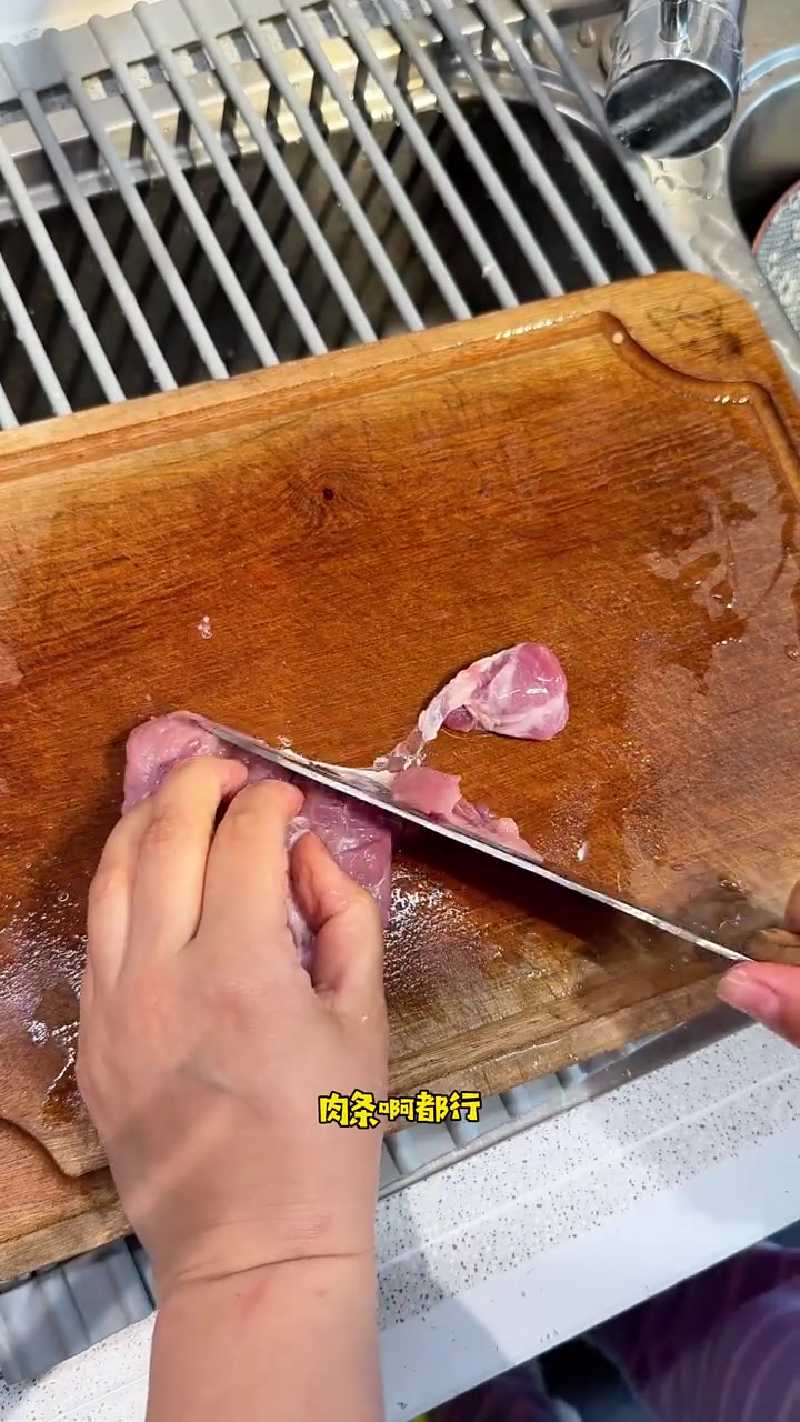 不爱吃炒菜就做这打卤面,茄子辣椒肉丁卤超好吃