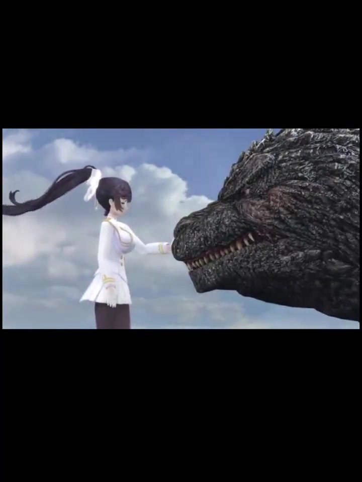 「哥斯拉」向高雄爱宕撒娇的负1酱