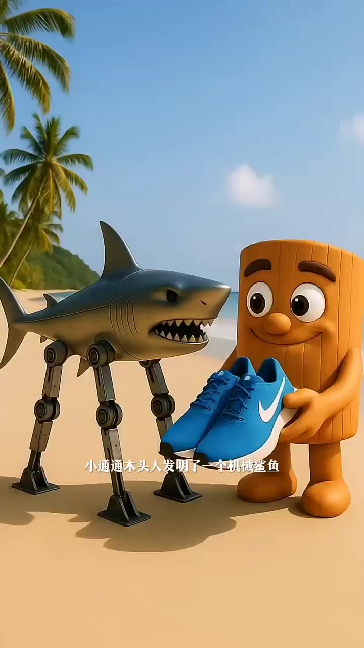 小木头人机械鲨鱼被抢鳄鱼轰炸机霸气复仇