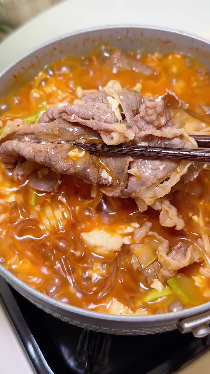 太绝了！全家都夸好喝的辣牛肉粉丝汤
