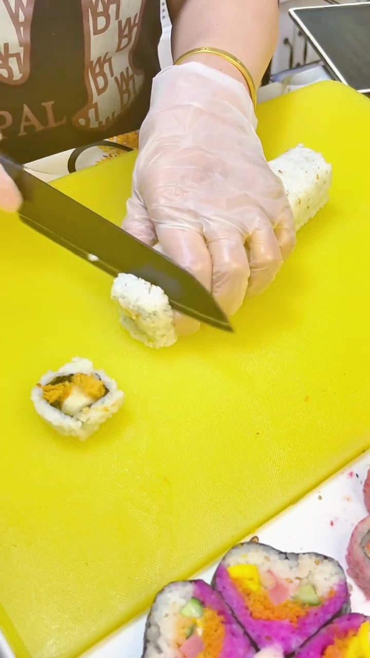 新派水果寿司制作