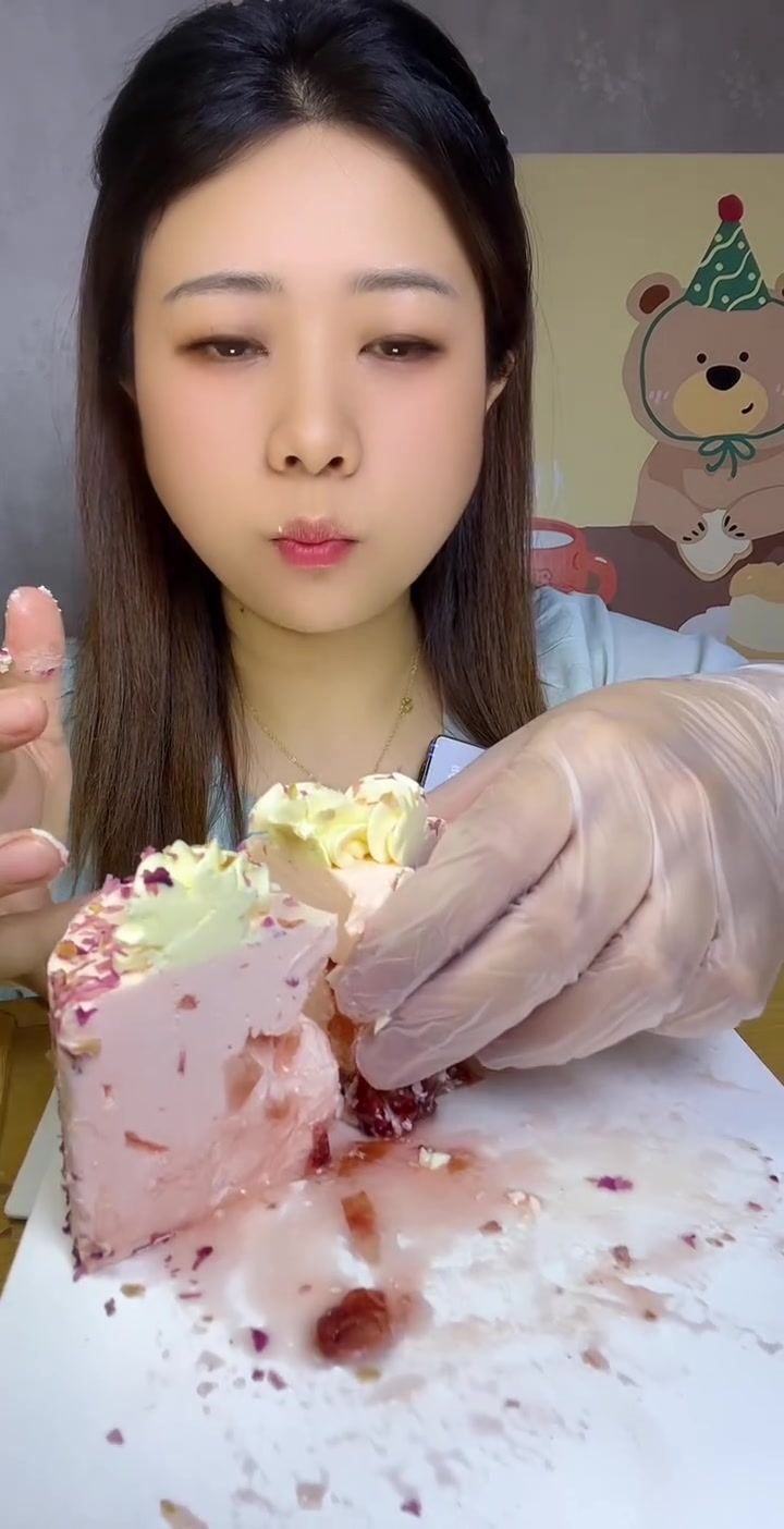 玫瑰荔枝硬奶油蛋糕