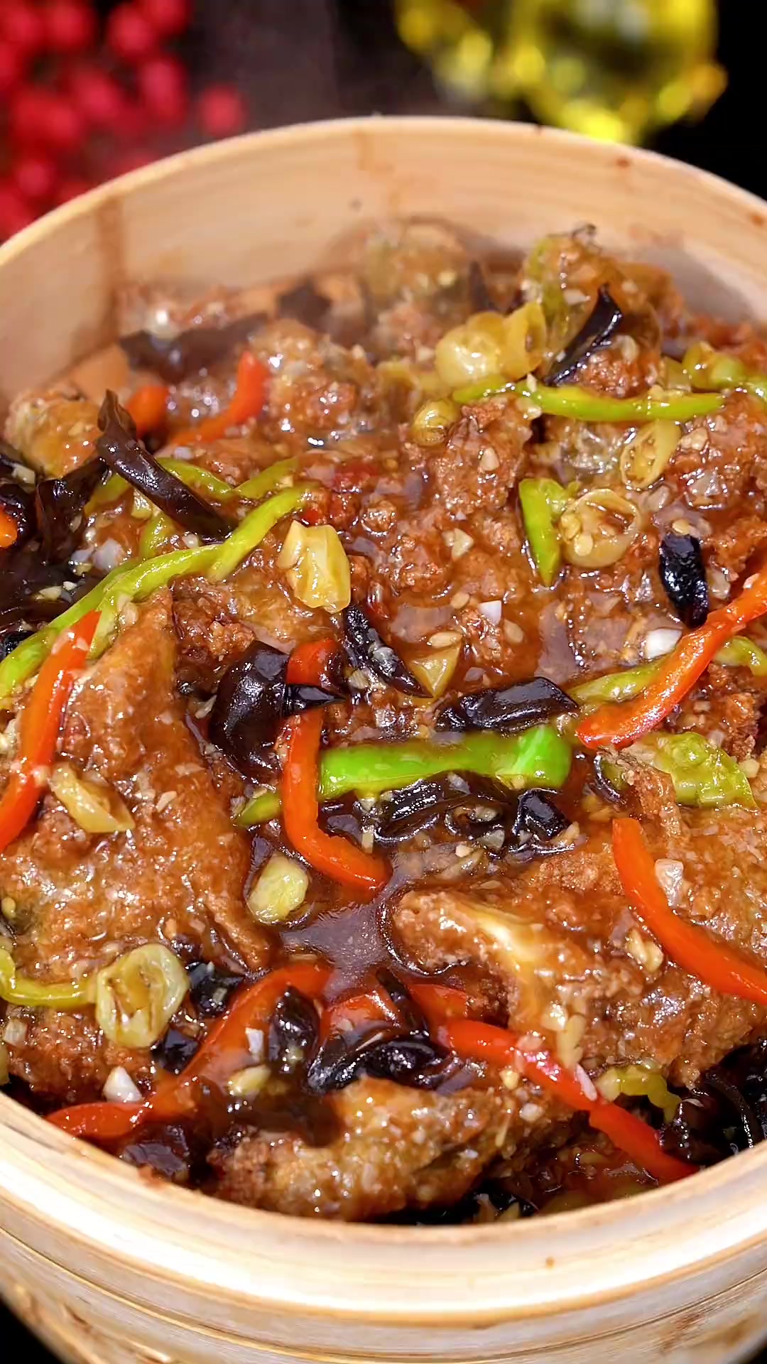 湖北天门特色粉蒸黄骨鱼，蒸菜届扛把子