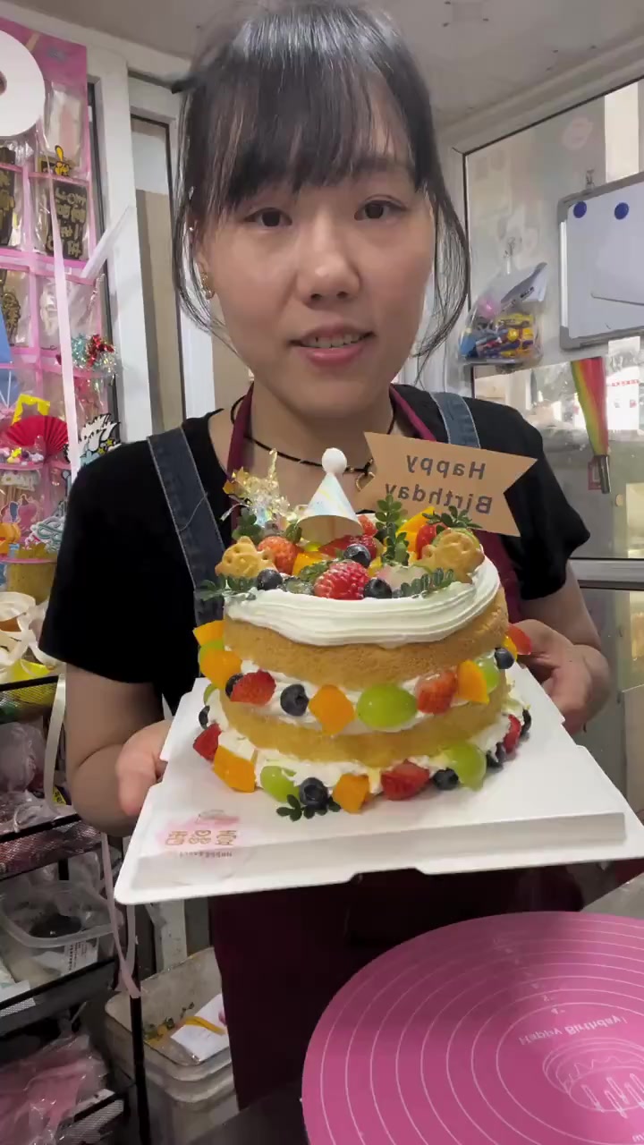 超简单裸蛋糕教程！在家就能给孩子做