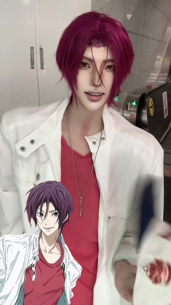 夏天就要Free松冈凛cos鲨鱼牙致歉