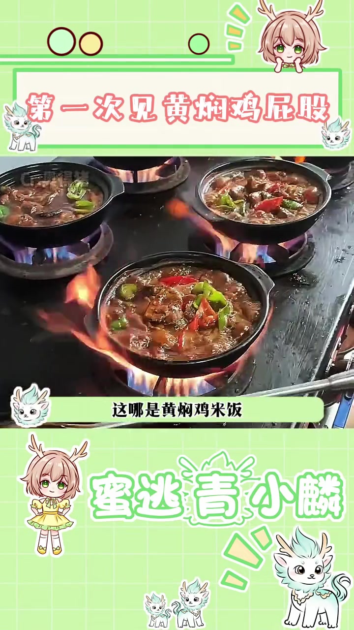 这哪是黄焖鸡米饭，这是黄焖鸡屁股吧