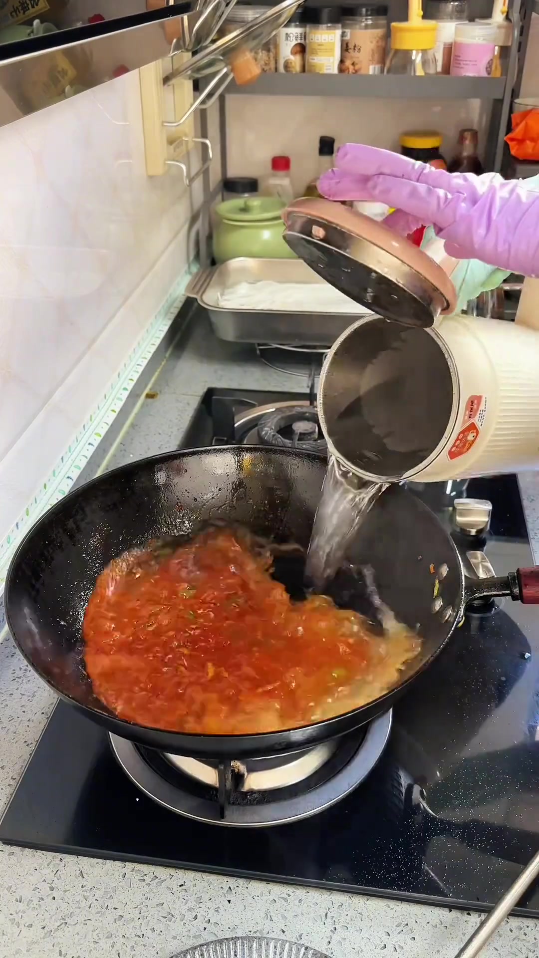 分享陕北特色，肉丝粉汤家常做法