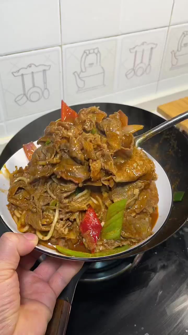 靖远炒肉片饭真是绝绝子
