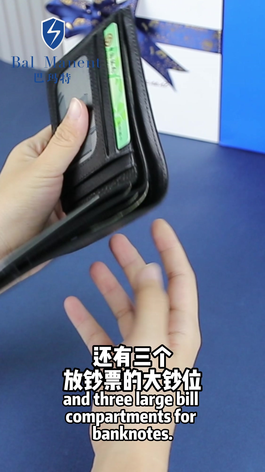 给爸爸送礼物不知道送什么?就送这款鲨鱼皮短款钱包吧!