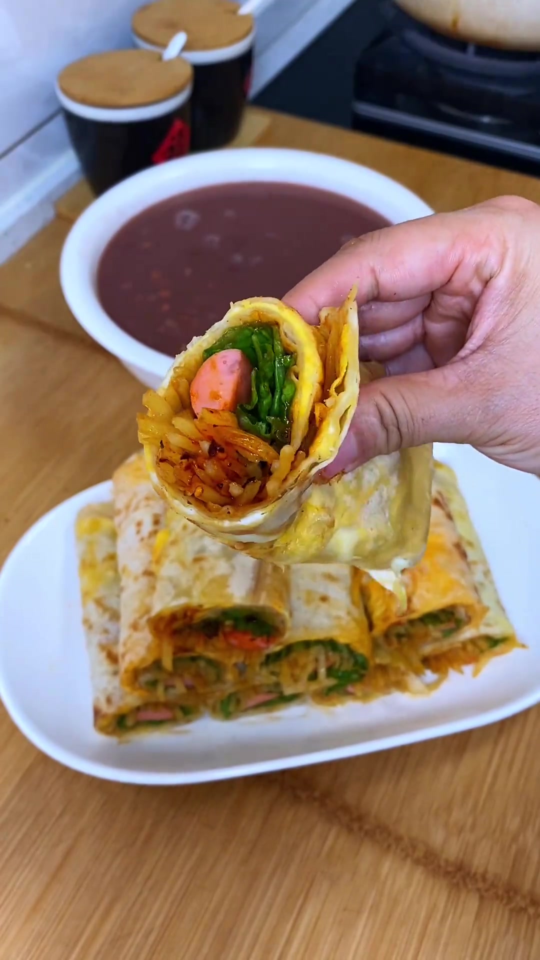 孩子开学后早餐愁啥？试试鸡蛋灌饼，五分钟搞定！