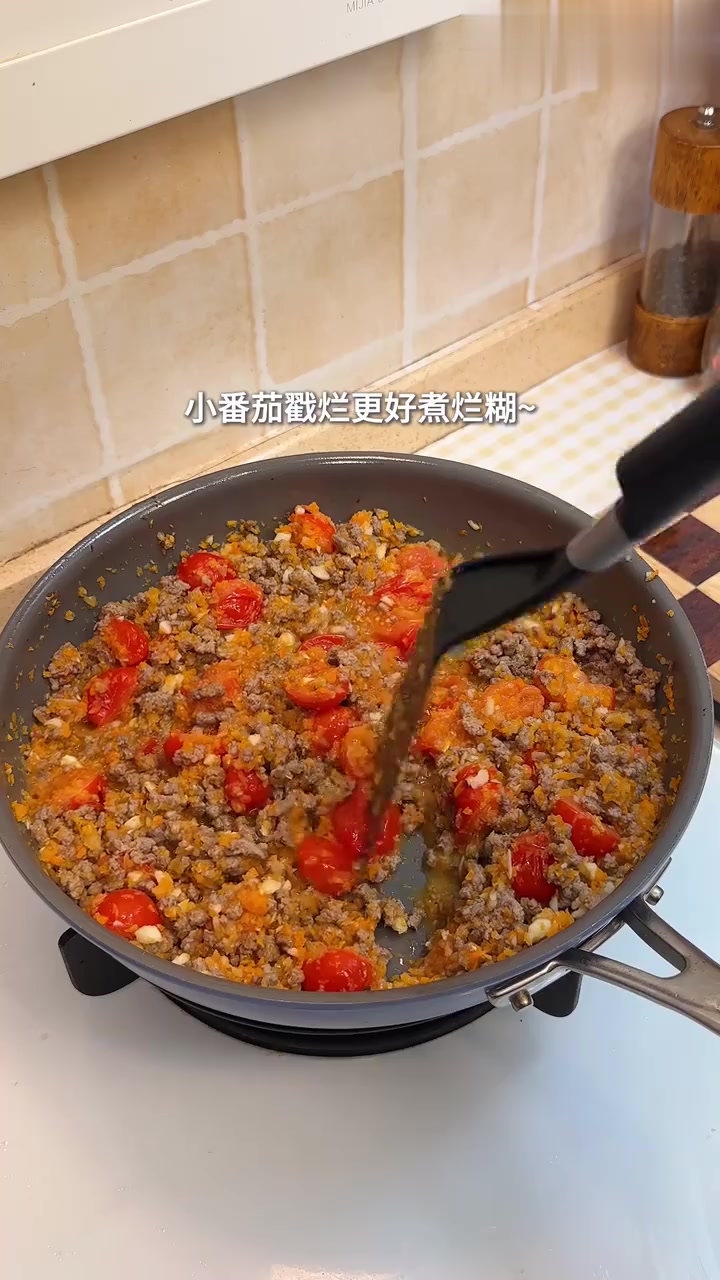 超浓郁番茄牛肉咖喱饭～