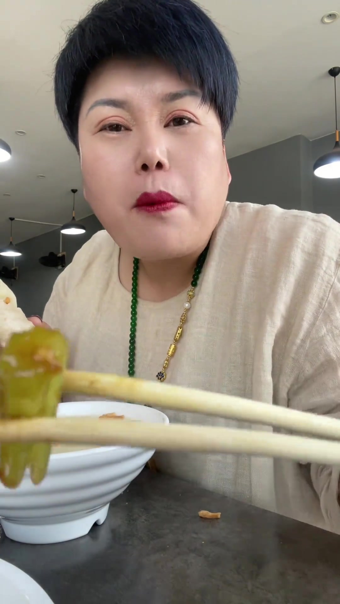 大野小草美食超赞皮肚面辣椒粥老味超棒