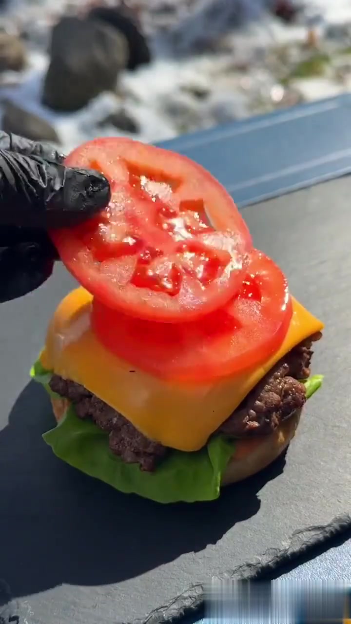 冰天雪地汉堡包