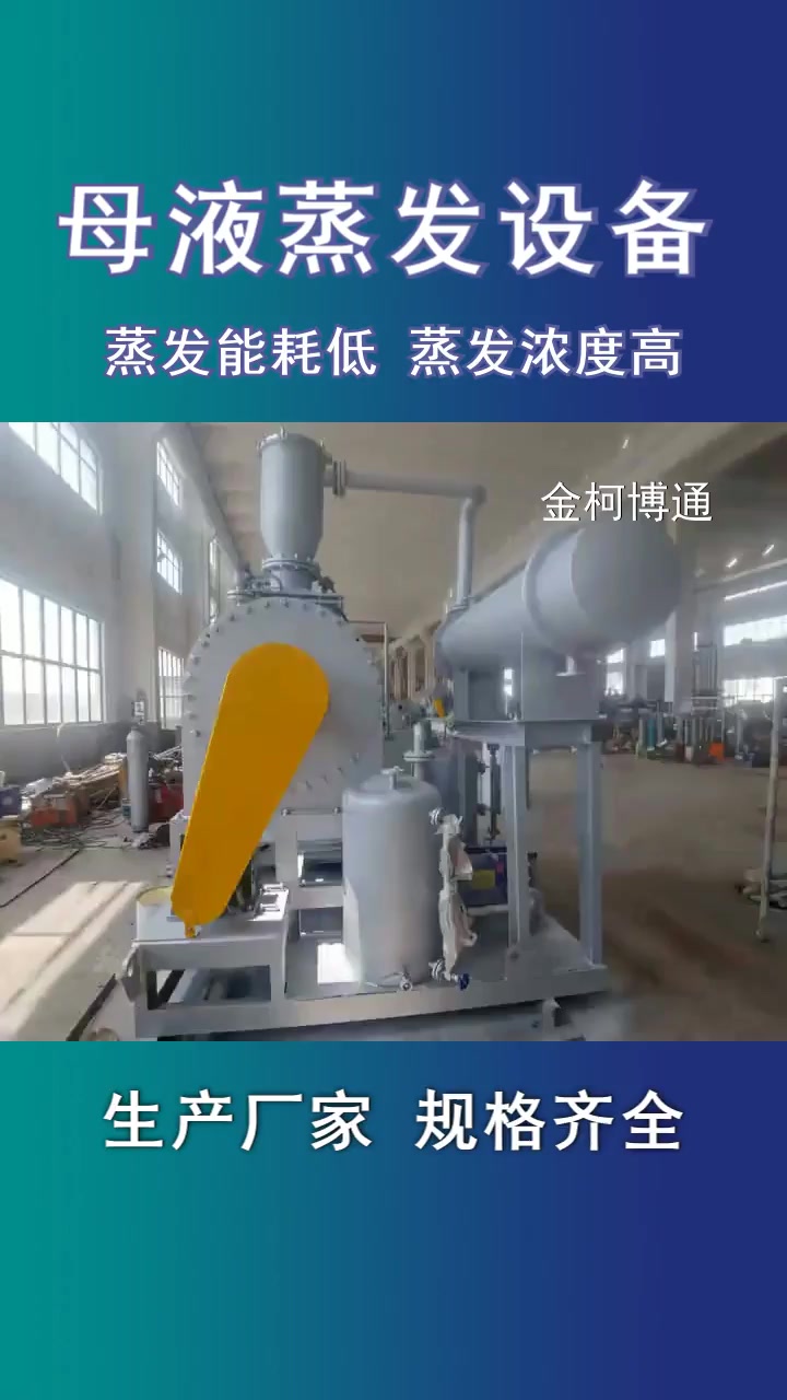 化工蒸发器设备 高浓度母液干化机厂家