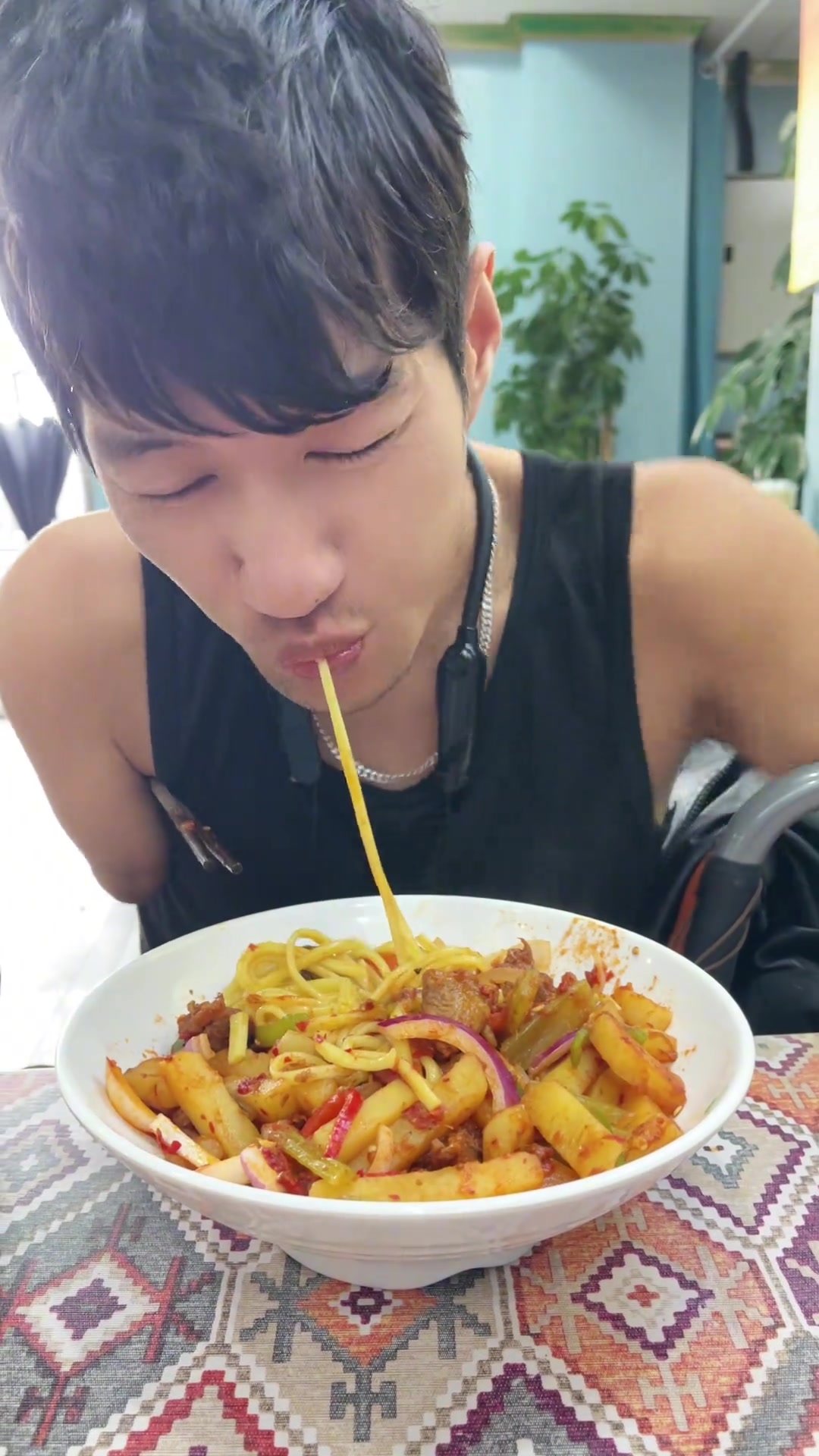 新疆家常拌面快来尝尝