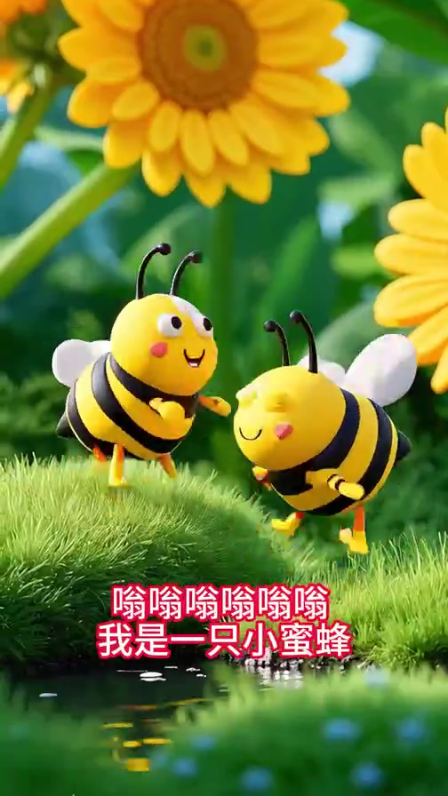 儿童歌曲:《小蜜蜂》