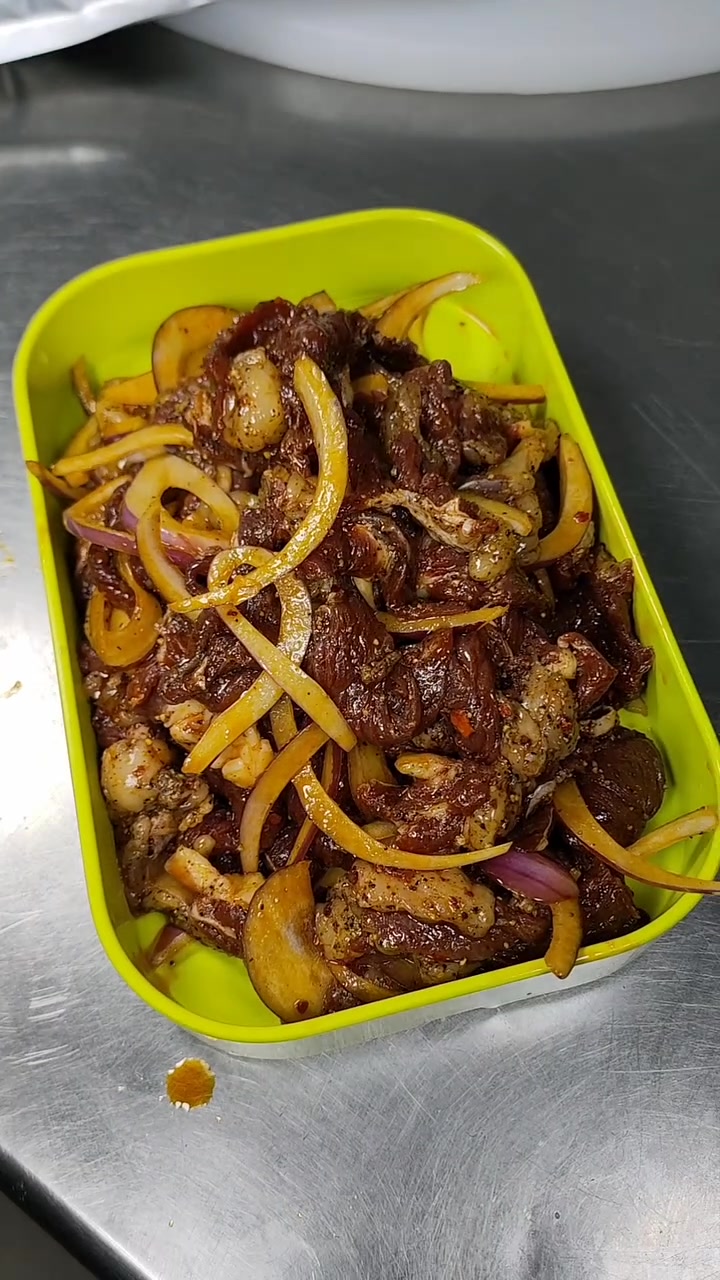 黑胡椒牛肉，烤肉店同款