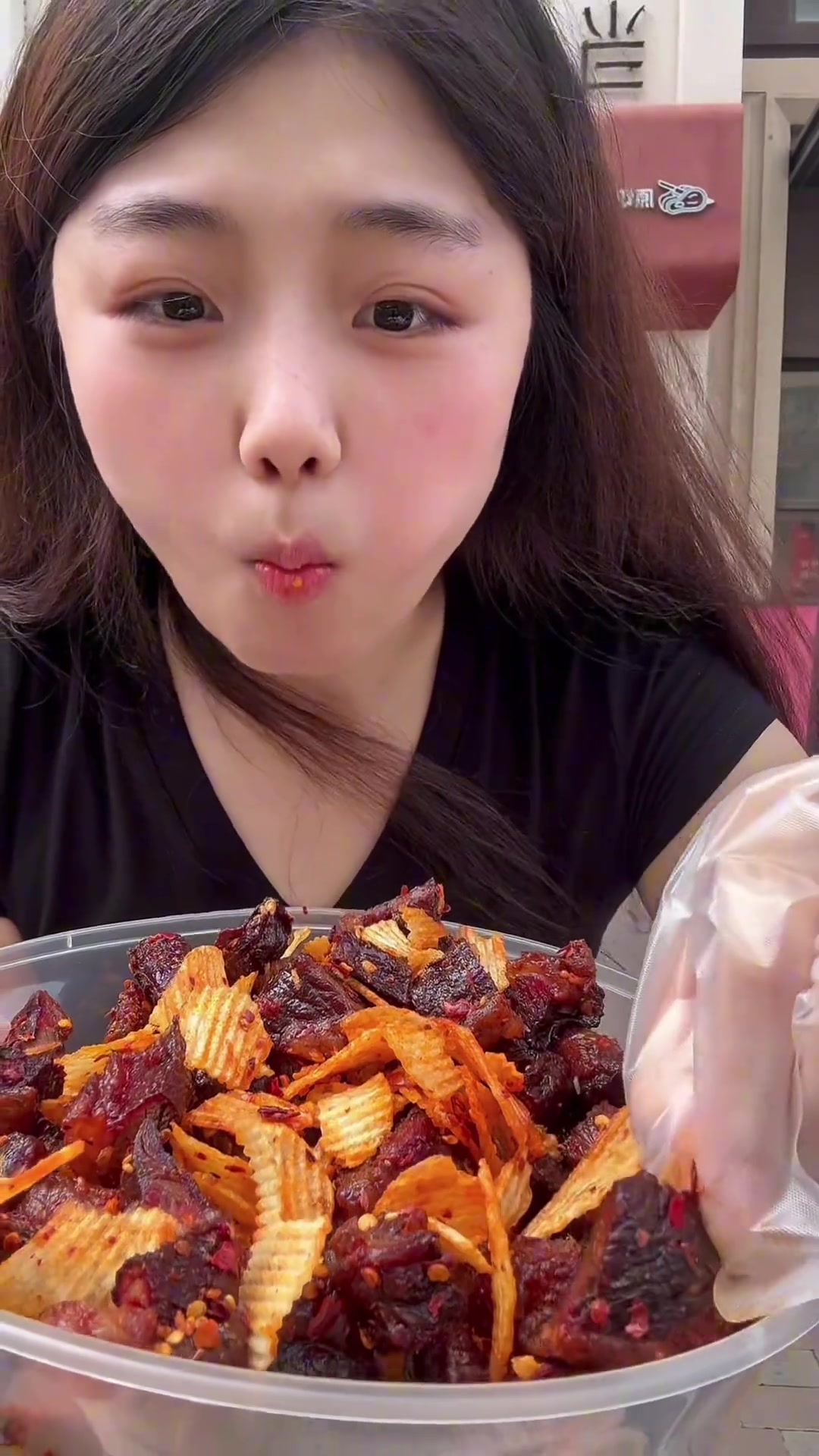 沈阳牛肉干拌薯片,独特吃法让人回味无穷