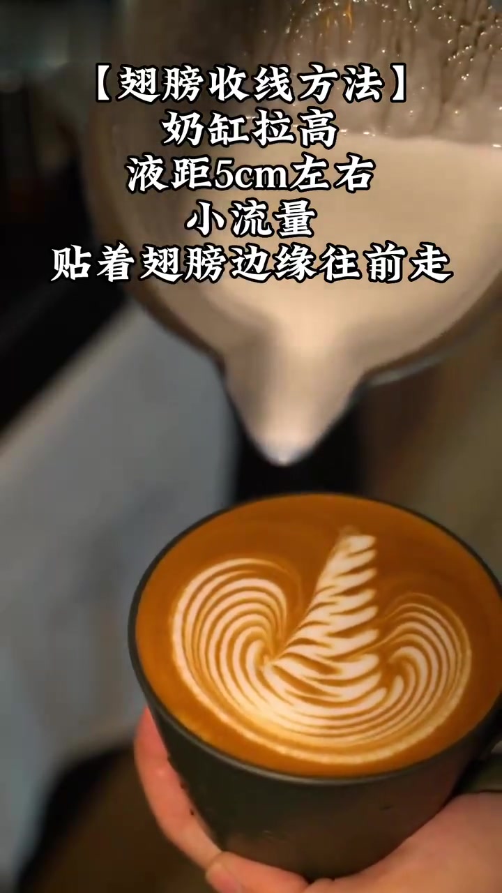 拉花干货天鹅脖子天鹅头细节讲解