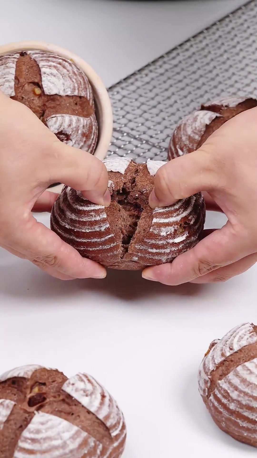 巧克力味乡村软欧包