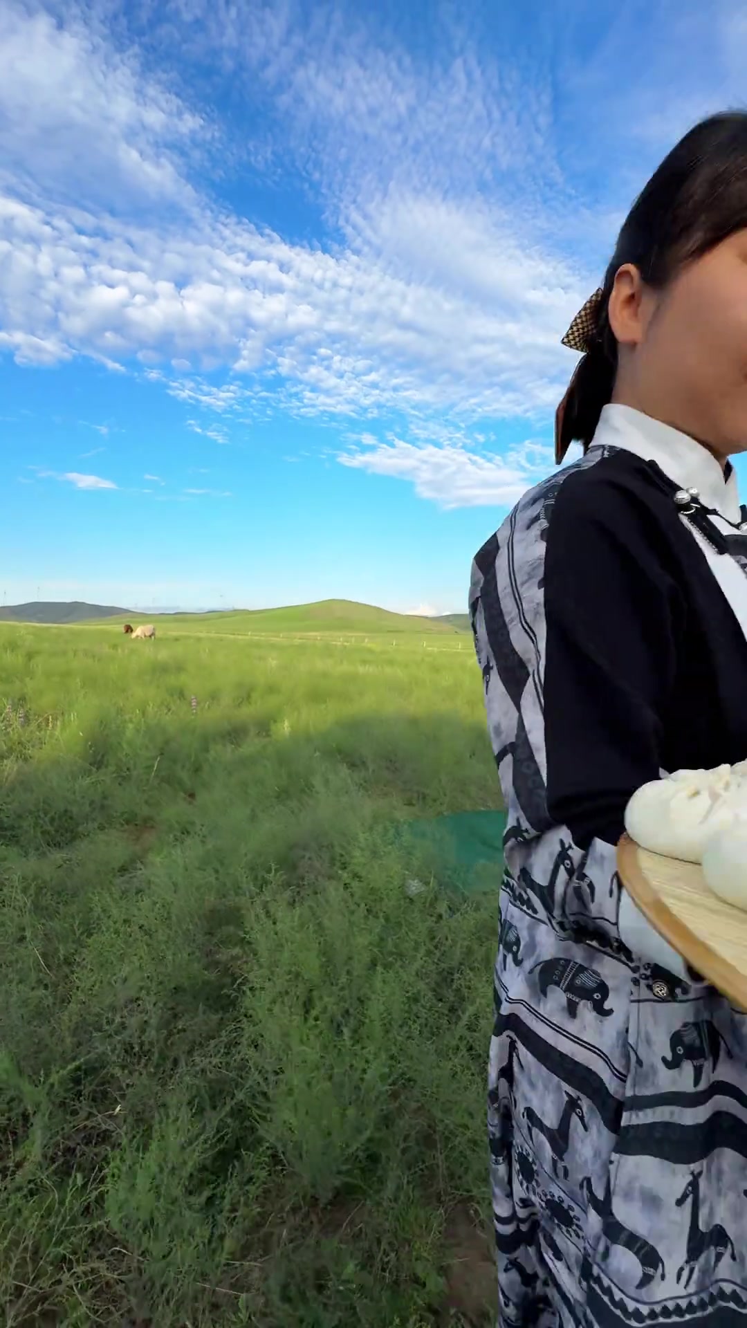 蒙古包子，草原上的美味羊肉盛宴