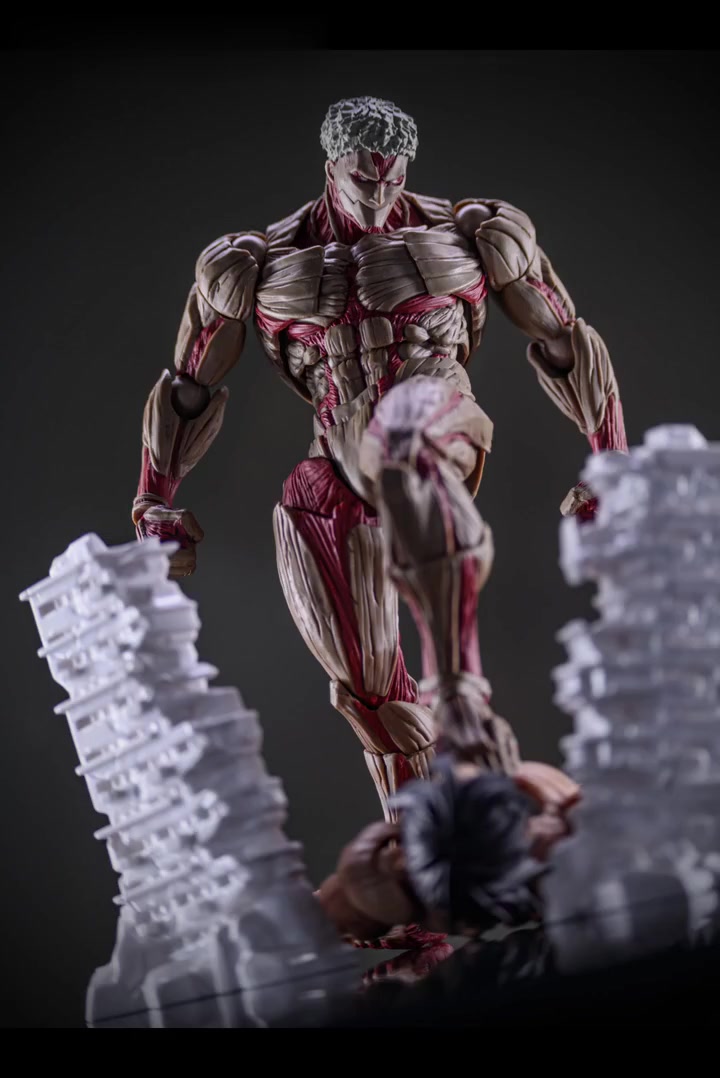 劲霸肌肉猛男!海洋堂山口式铠之巨人